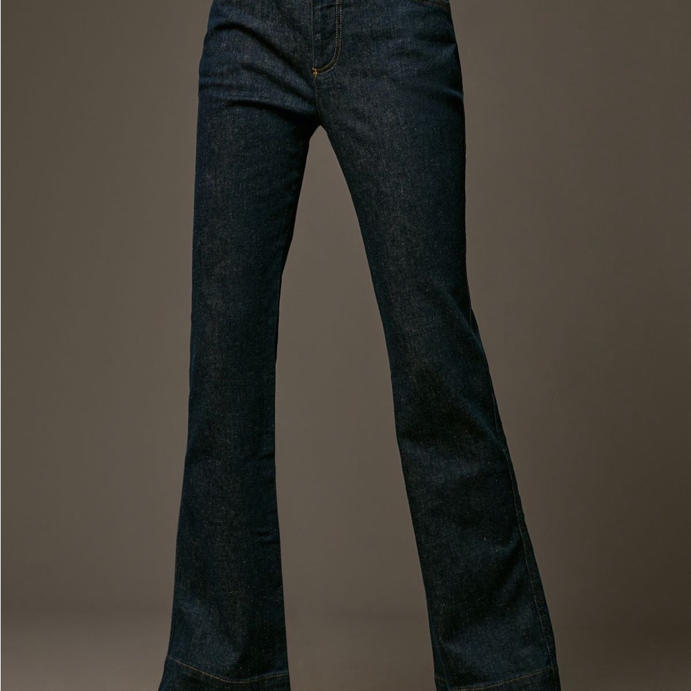 Anthropologie Pilcro Clean Rinse High-Rise Flare Jeans